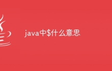 java中$什么意思