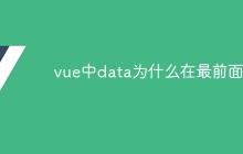 vue中data为什么在最前面