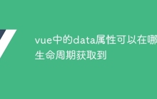 vue中的data属性可以在哪些生命周期获取到