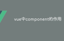 vue中component的作用