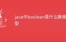 java中boolean是什么数据类型