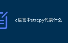 c语言中strcpy代表什么