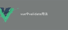 vue中validate用法