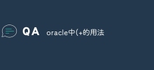 oracle中(+的用法