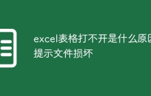 excel表格打不开是什么原因 提示文件损坏