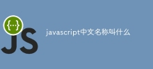 javascript中文名称叫什么