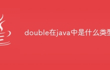 double在java中是什么类型