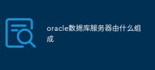 oracle資料庫伺服器由什麼組成
