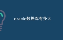 oracle数据库有多大