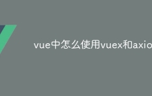 vue中怎么使用vuex和axios