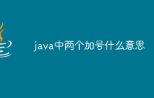 java中两个加号什么意思
