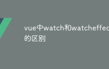 vue中watch和watcheffect的区别