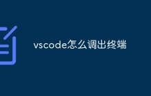 vscode怎么调出终端