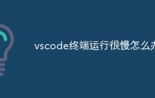 vscode终端运行很慢怎么办