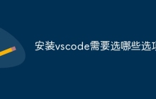 安装vscode需要选哪些选项