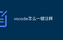 vscode怎么一键注释