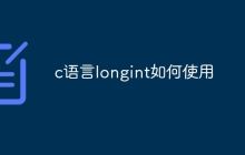 c语言longint如何使用
