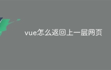 vue怎么返回上一层网页