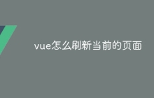 vue怎么刷新当前的页面