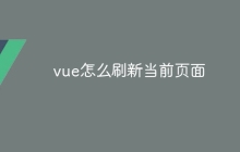vue怎么刷新当前页面