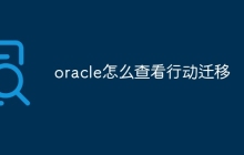 oracle怎么查看行动迁移