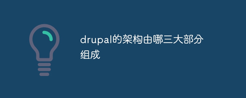 drupal的架构由哪三大部分组成