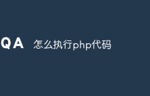 怎么执行php代码