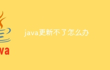 java更新不了怎么办