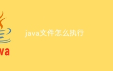 java文件怎么执行