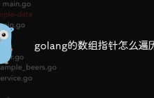 golang的数组指针怎么遍历