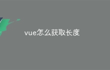 vue怎么获取长度