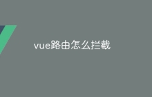 vue路由怎么拦截