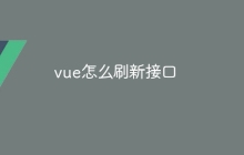 vue怎么刷新接口
