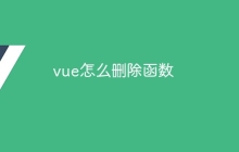 vue怎么删除函数