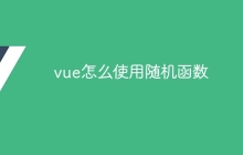 vue怎么使用随机函数