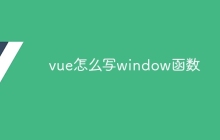 vue怎么写window函数