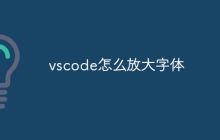 vscode怎么放大字体