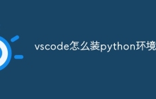 vscode怎么装python环境
