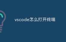 vscode怎么打开终端