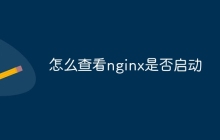 怎么查看nginx是否启动
