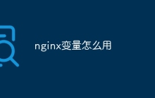 nginx变量怎么用