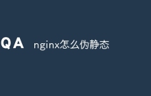 nginx怎么伪静态