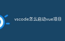 vscode怎么启动vue项目