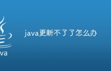 java更新不了了怎么办