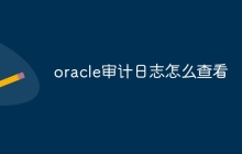 oracle审计日志怎么查看