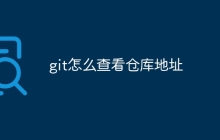 git怎么查看仓库地址