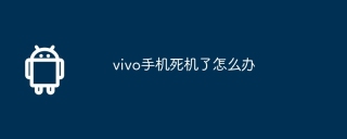 vivo手机死机了怎么办
