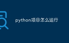 python项目怎么运行