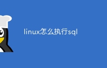linux怎么执行sql