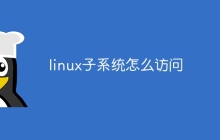linux子系统怎么访问
